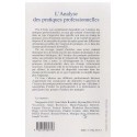 L'analyse des pratiques professionnelles Verso 