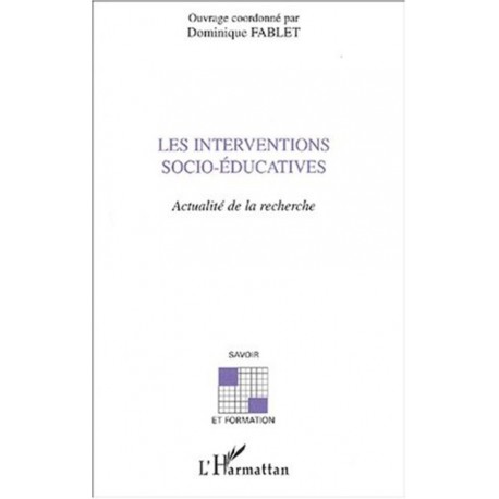 LES INTERVENTIONS SOCIO-ÉDUCATIVES Recto