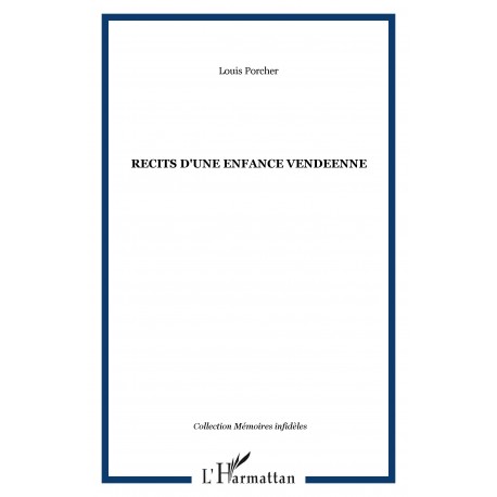 RECITS D'UNE ENFANCE VENDEENNE Recto