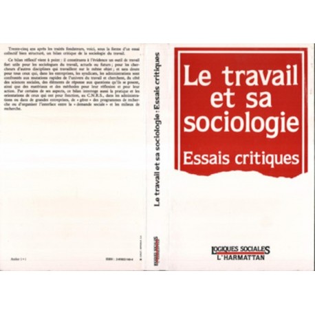 Le travail et sa sociologie Recto