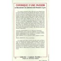 Chronique d'une passion Verso 