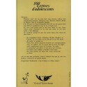 100 lettres d'adolescents Verso 
