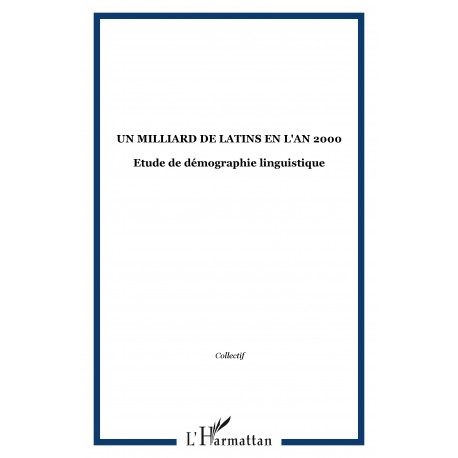 Un milliard de Latins en l'an 2000 Recto