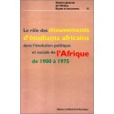 Le rôle des mouvements d'étudiants africains dans l'évolution politique et sociale de l'Af Recto 