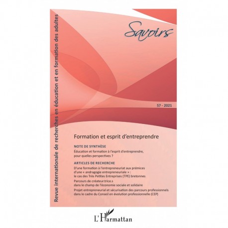 Formation et esprit d'entreprendre Recto