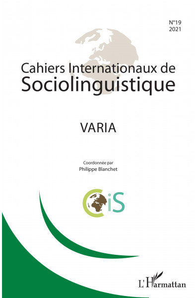 Cahiers internationaux de sociolinguistique