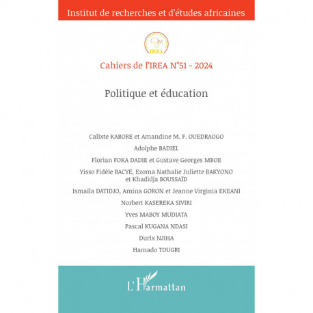 Politique et éducation - N° 51 Recto
