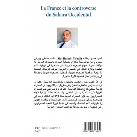 La France et la controverse du Sahara Occidental Recto