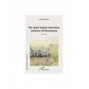 Ce que nous aurons connu d'inconnu Recto 