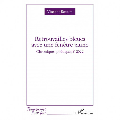 Retrouvailles bleues avec fenêtre jaune Recto