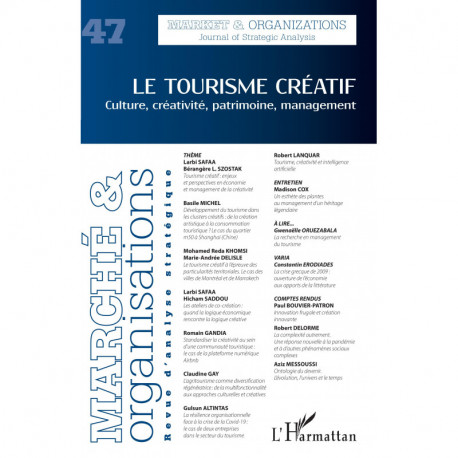 Le tourisme créatif Recto