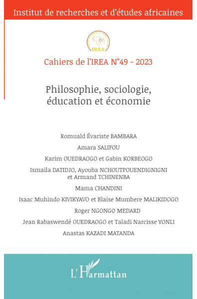 Philosophie, sociologie, éducation et économie