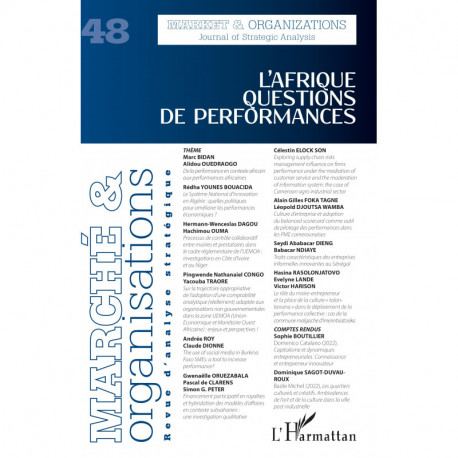 L'Afrique questions de performances Recto