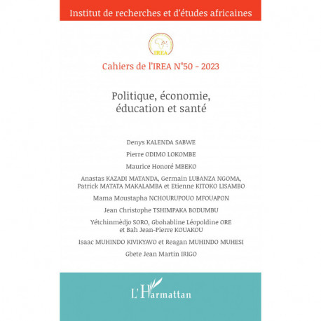 Politique, économie, éducation et santé Recto