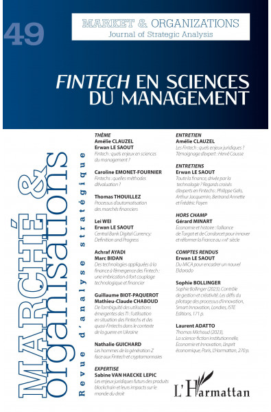 FinTech en sciences du management
