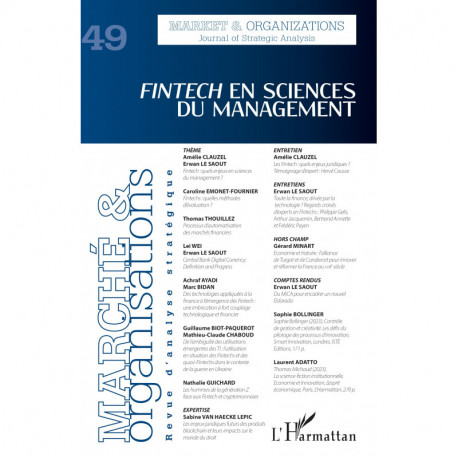 FinTech en sciences du management Recto