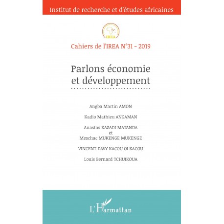 Parlons économie et développement Recto