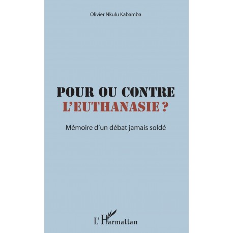 Pour ou contre l'euthanasie ? Recto