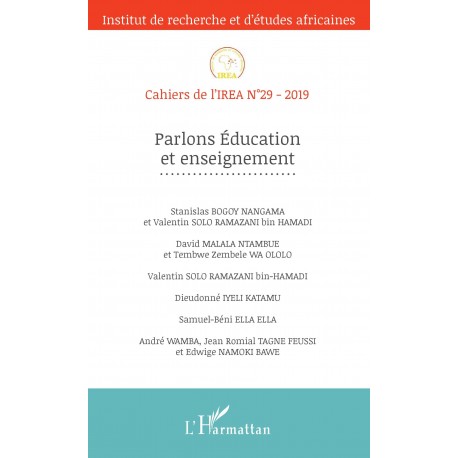Parlons Education et enseignement Recto