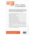 Cahiers congolais de communication 2017 N° 1 Verso 