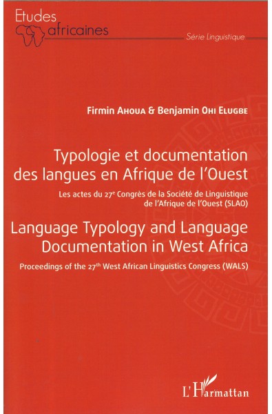Typologie et documentation des langues en Afrique de l'Ouest