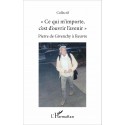"Ce qui m'importe c'est d'ouvrir l'avenir" Recto 