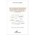 Les sciences humaines sont-elles humaines ? Recto 