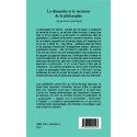 La démarche et le territoire de la philosophie Verso 