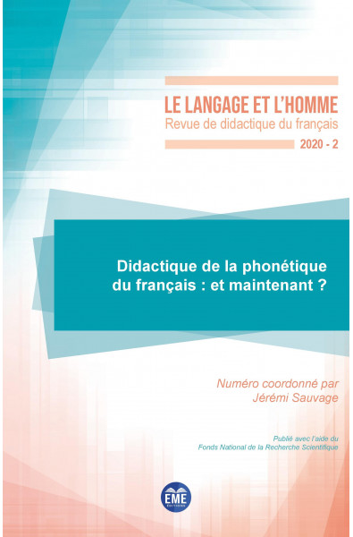 Didactique de la phonétique du français : et maintenant ?