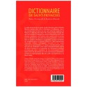 Dictionnaire de saint-privaçois Verso 