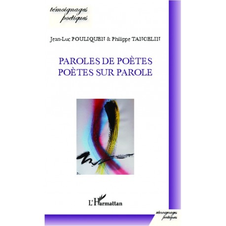 Paroles de poètes, poètes sur parole Recto