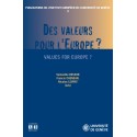 DES VALEURS POUR L'EUROPE ? Recto 