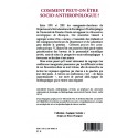 Comment peut-on être socio-anthropologue ? Verso 