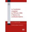 La constitution congolaise du 18 février 2006 à l'épreuve du constitutionnalisme Recto 