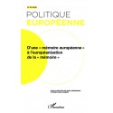 D'une "mémoire européenne" à l'européanisation de la "mémoire" Recto 