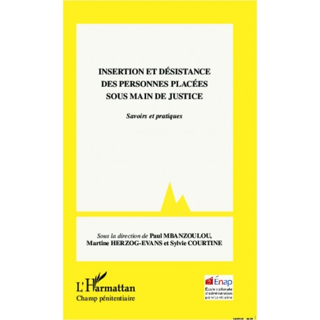 Insertion et désistance des personnes placées sous main de justice Recto