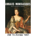 Annales Monégasques - N° 15 - 1991