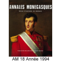 Annales Monégasques - N° 18 - 1994