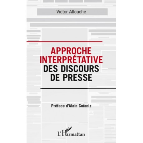 Approche interprétative des discours de presse Recto