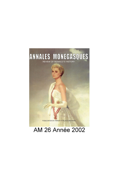 Annales Monégasques - N° 26 - 2002