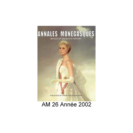 Annales Monégasques - N° 26 - 2002 Recto