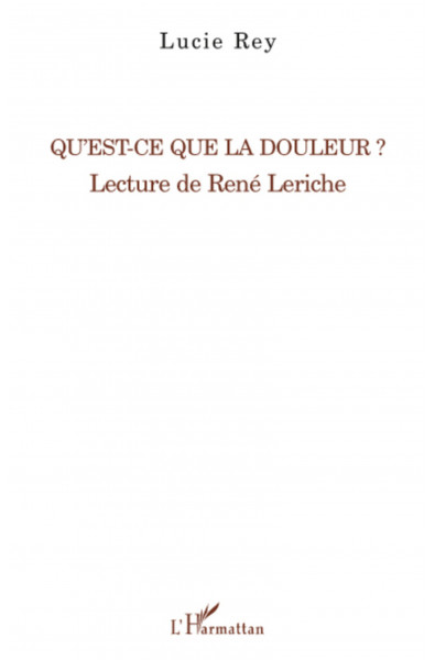 Qu'est-ce que la douleur ?