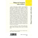 Ethique de l'entreprise : réalité ou illusion ? Verso 