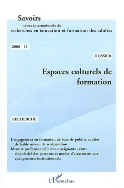 Espaces culturels de formation