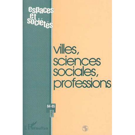 Villes, sciences sociales, professions Recto
