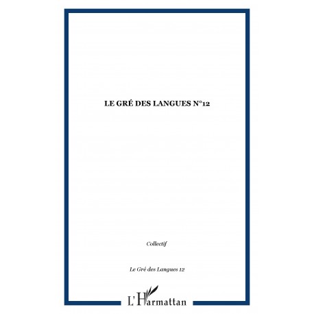 Le gré des langues n°12 Recto