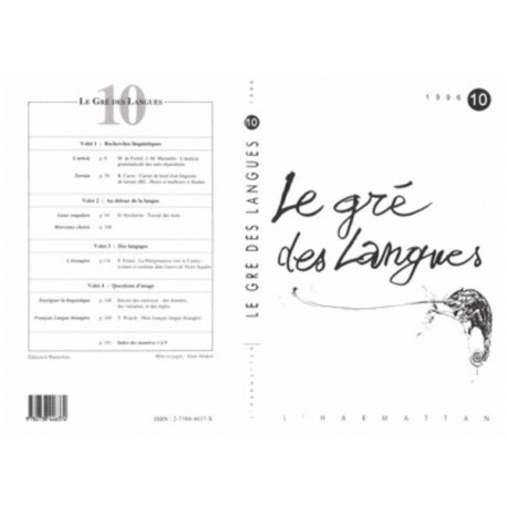 Le gré des langues n°10 Recto