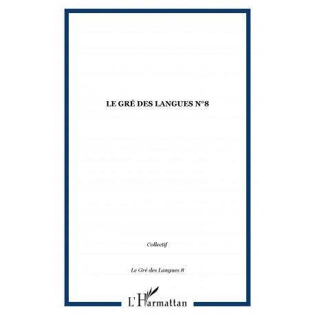 Le gré des langues n°8 Recto