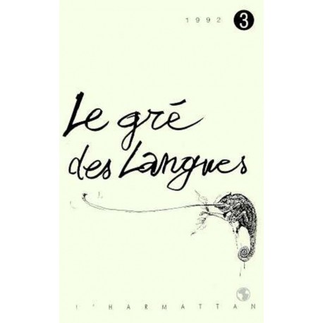 Le gré des langues n°3 Recto