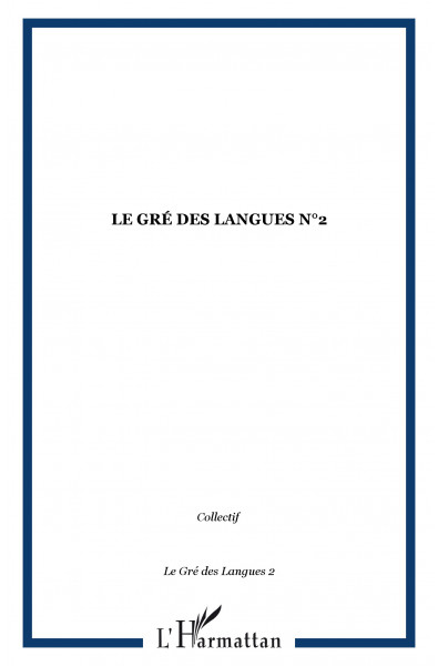 Le gré des langues n°2